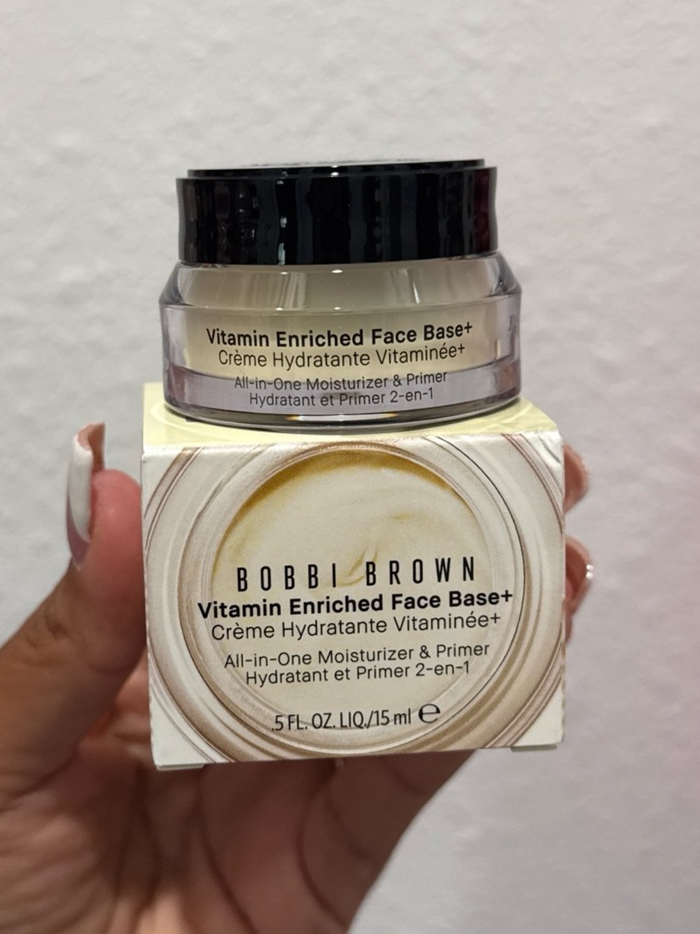 Bobbi Brown Vitamin Enriched Face Base+ Moisturizer – Cream Jar with Black Lid